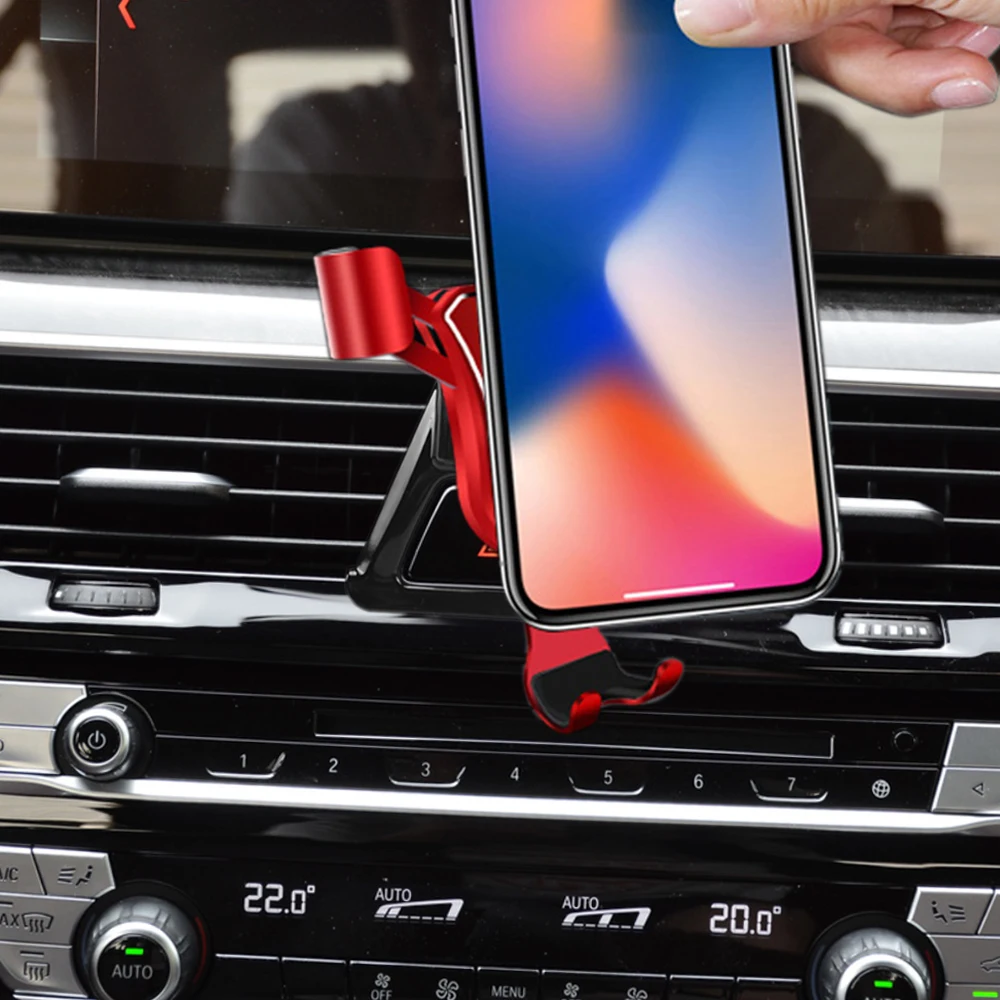 for bmw 5 series g30 6 series g32 2017 2021 car smart cell phone holder air vent cradle mount stand accessory for iphone samsung free global shipping