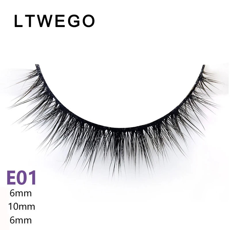 LTWEGO 5 пар пушистые ресницы из искусственной норки натуральные длинные накладные