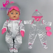 43cm Baby Doll clothes Down jacket for 18 Inch American Generation Girl Doll Leisure Outfits
