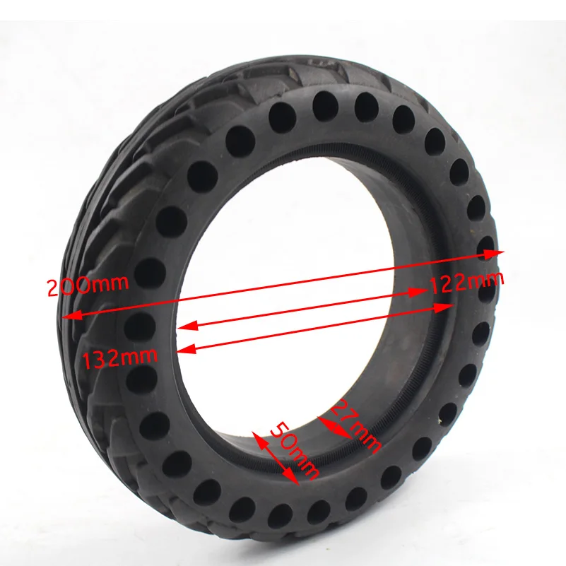 Взрывозащищенные бескамерные шины для электровелосипеда 8 дюймов 200x50|Обода| |