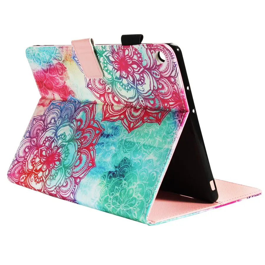 Красочный чехол книжка из искусственной кожи с принтом для Huawei MediaPad M3 Lite 10 BAH L09 W09