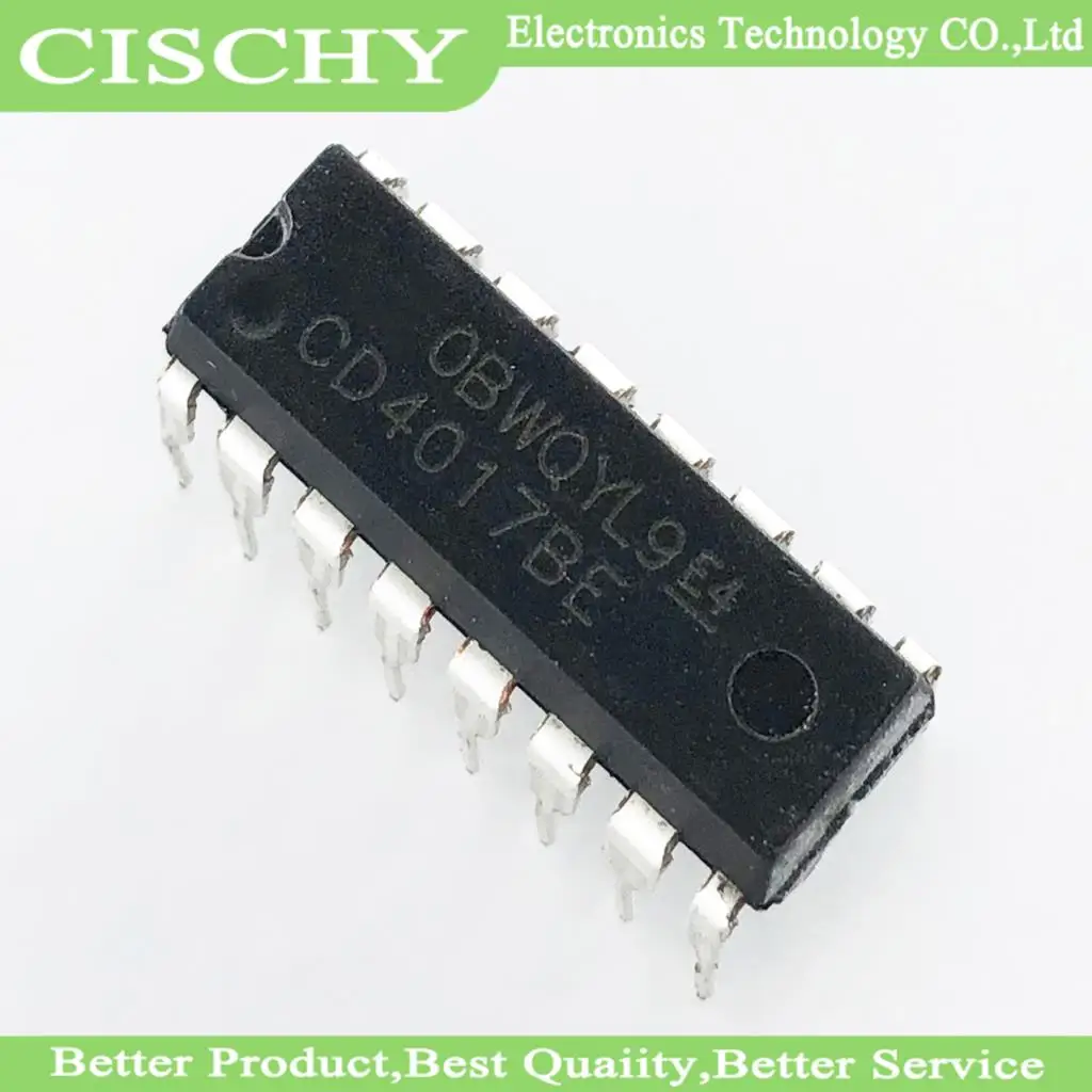 

10PCS CD4017BE CD4017B CD4017 DIP-16