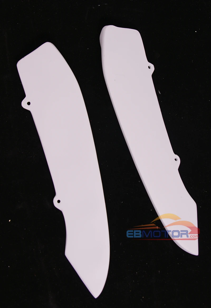 Окрашенный Стекловолокно Задний бампер боковой сплиттер спойлер расширения 1