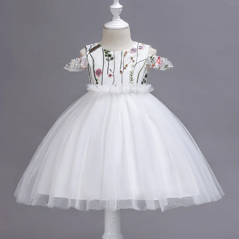 Вечерние нее платье для девочек детские платья с цветами карнавальный костюм