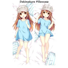 Anime Game Cells At Work Dakimakura funda de almohada RBC Seqkeqkyuu leucocite Cosplay abrazo almohada corporal 150x50 cama funda de almohada para dormir (3)