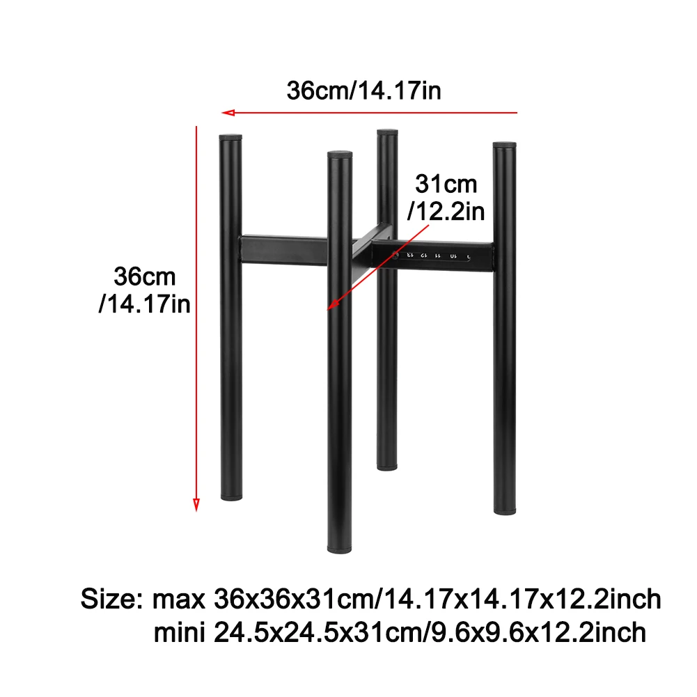 Бонсай садовый черный домашний декор подставка для цветочного горшка напольный