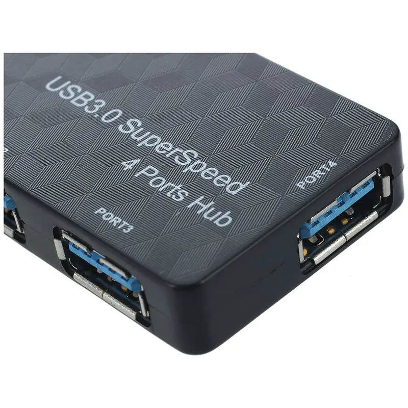 Высокая Скорость 5 Гбит/с 4 Порты и разъёмы док станция USB 3 0 удлинитель адаптер