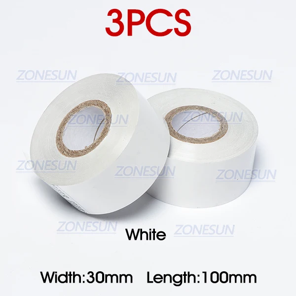 ZONESUN держатель формы ленточный принтер DY8 HP241 устройство кодирования тепловая головка штамповки принтер Термоблок принтер письмо высечки - Цвет: 3pcs White