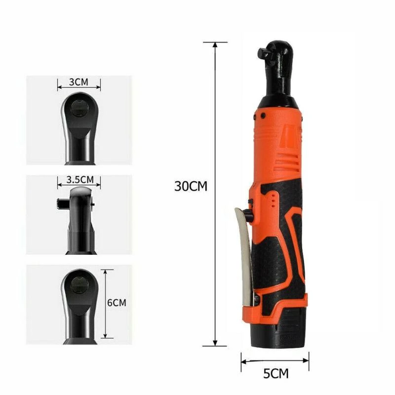 Мощный электрический гаечный ключ с храповым механизмом 3/8 дюйма 18 в нм 90