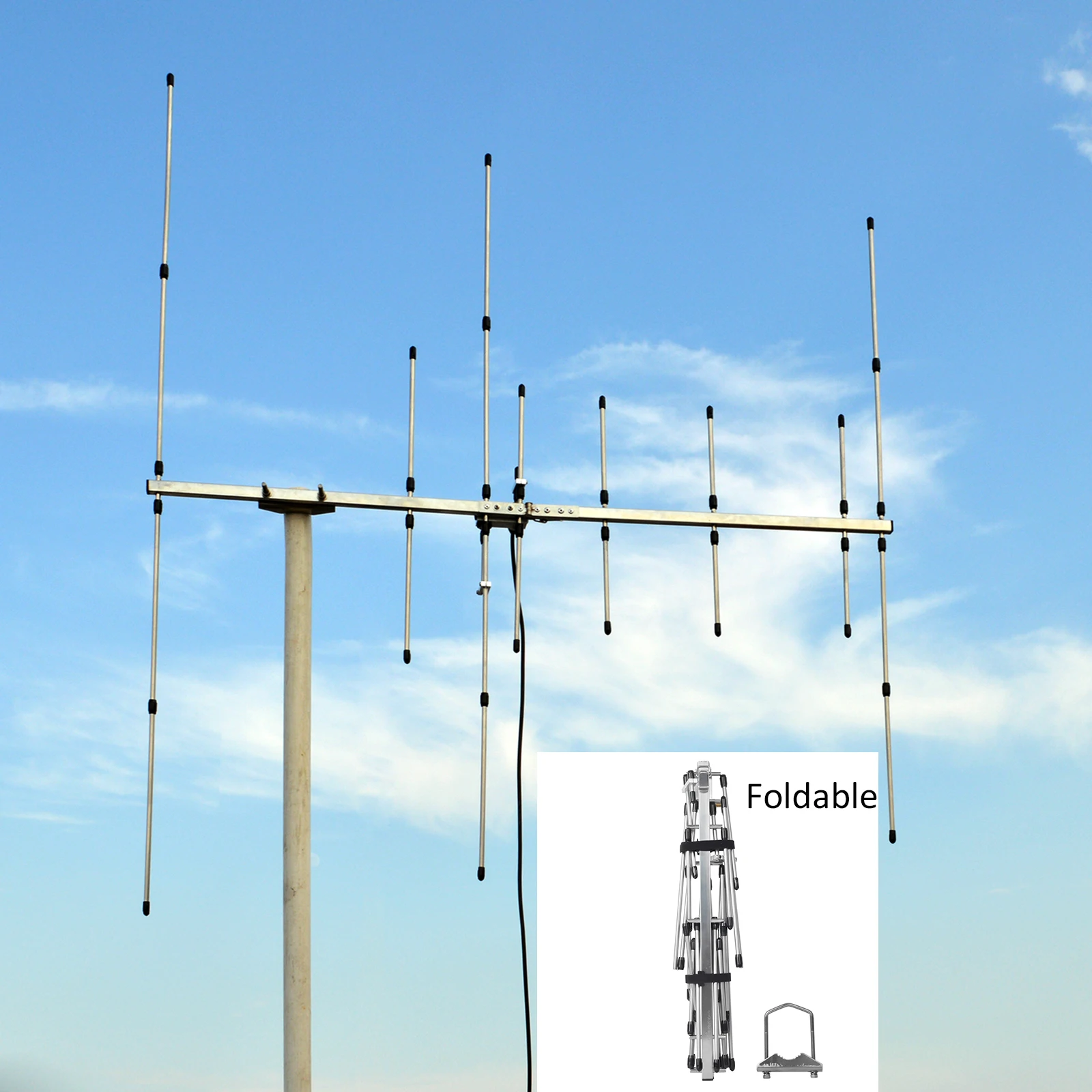 Двухдиапазонная антенна hys yagi vhf uhf для baofeng - АлиТопс