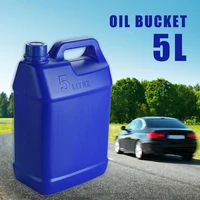 portable 5l gas fuel tank spare anti static plastic cans petrol tanks gasoline oil container thickened blue fuel jugs backup hot