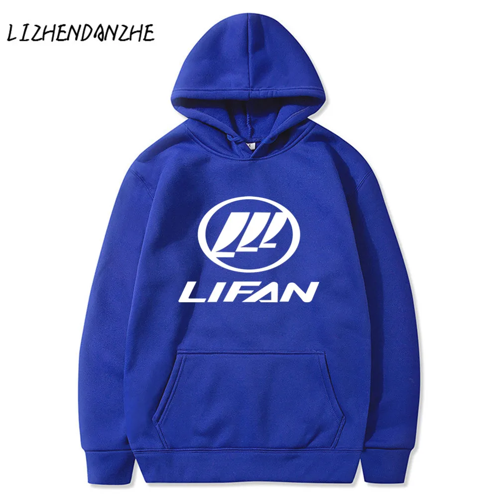 Брендовые мужские толстовки LI FAN повседневные с капюшоном для авто на весну и