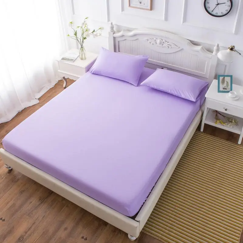 

37 Bed Fitted Sheet Elastic Sheets Single Twin Full Queen King Single Double King Super King Size Soft