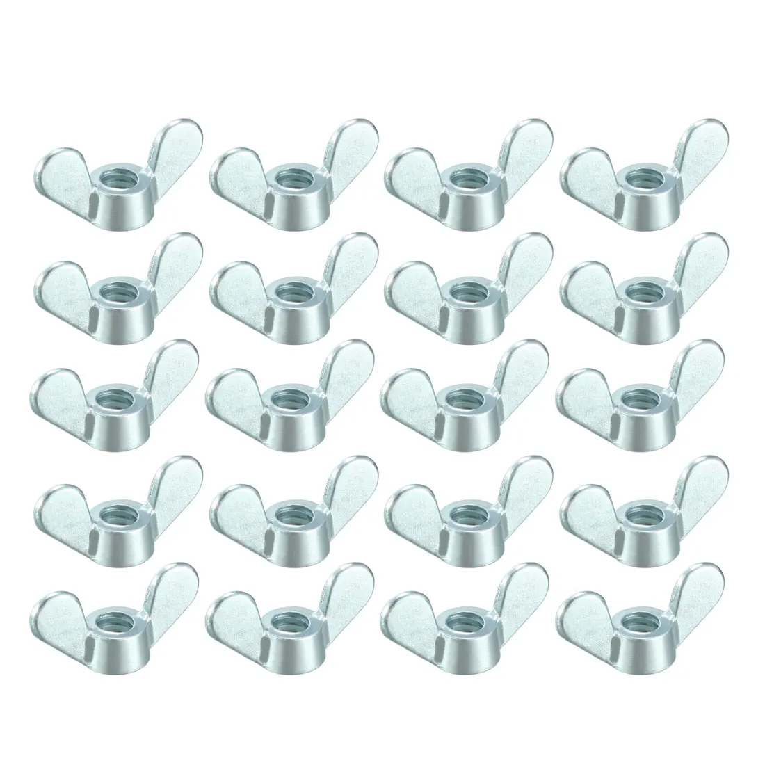 Uxcell 5 20 шт. крыльчатые гайки M4/M5/M8/M10/1/4 дюйма 3/16 оцинкованные крепежные детали