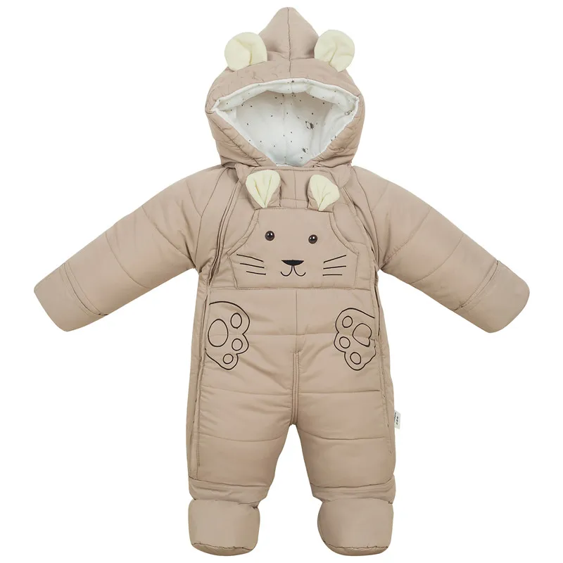 Комбинезон детский унисекс зимний с капюшоном героями мультфильмов | Детская