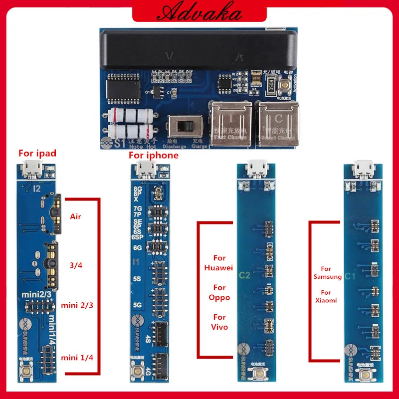Профессиональный батарея для зарядки и активированный доска ipad mini 1/2/3/4 Быстрая
