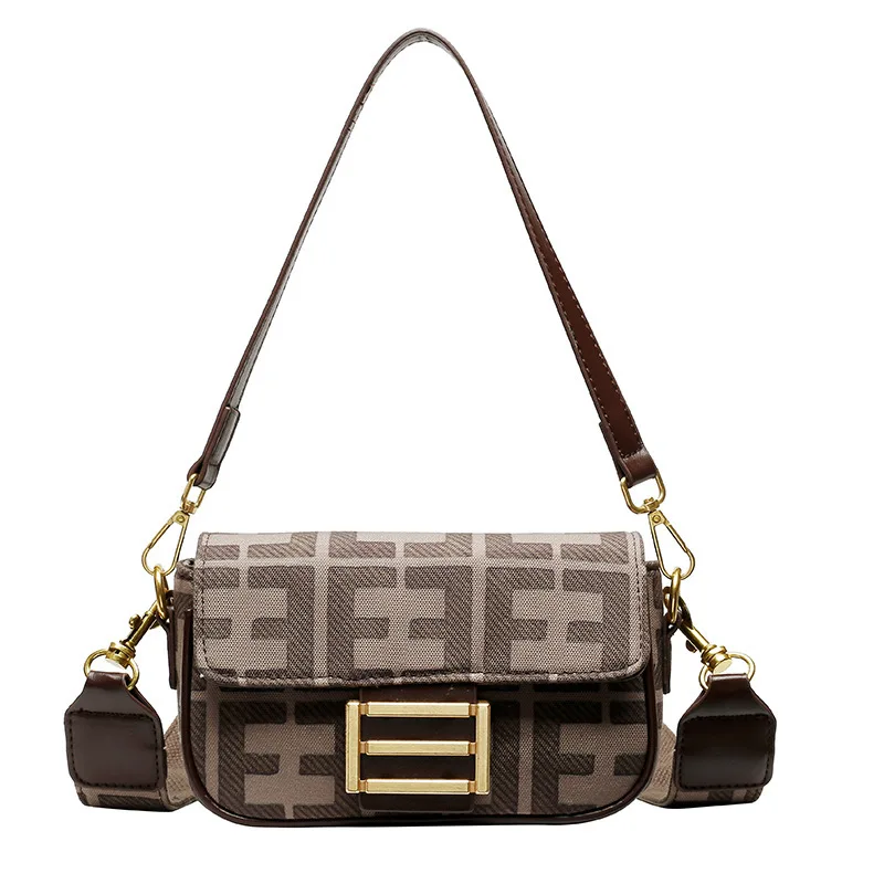 

Big-name Old Flower Stick Bag Vintage Retro Mid-size Underarm Net Red Niche Hand-held One-shoulder Envelope Bag Designer Bag