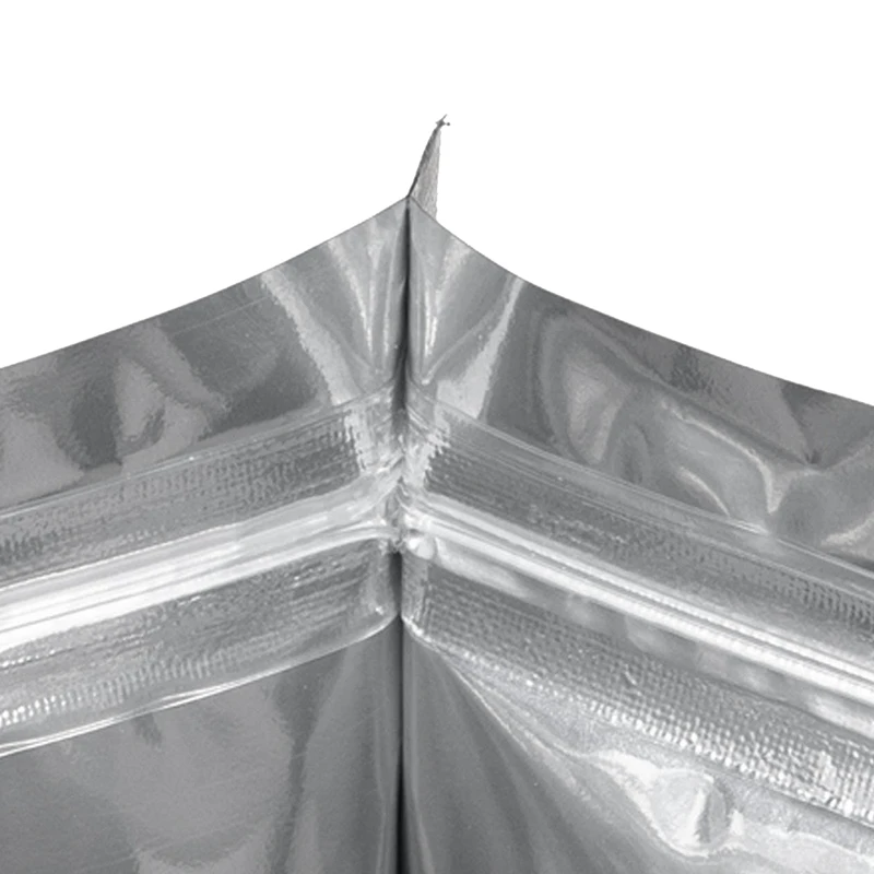 

100 Pack 6.3 inchX8.6 inch Smell Proof Bags - Resealable Stand-Up Mylar Bags Foil Pouch Double-Sided Bag,Matte Black