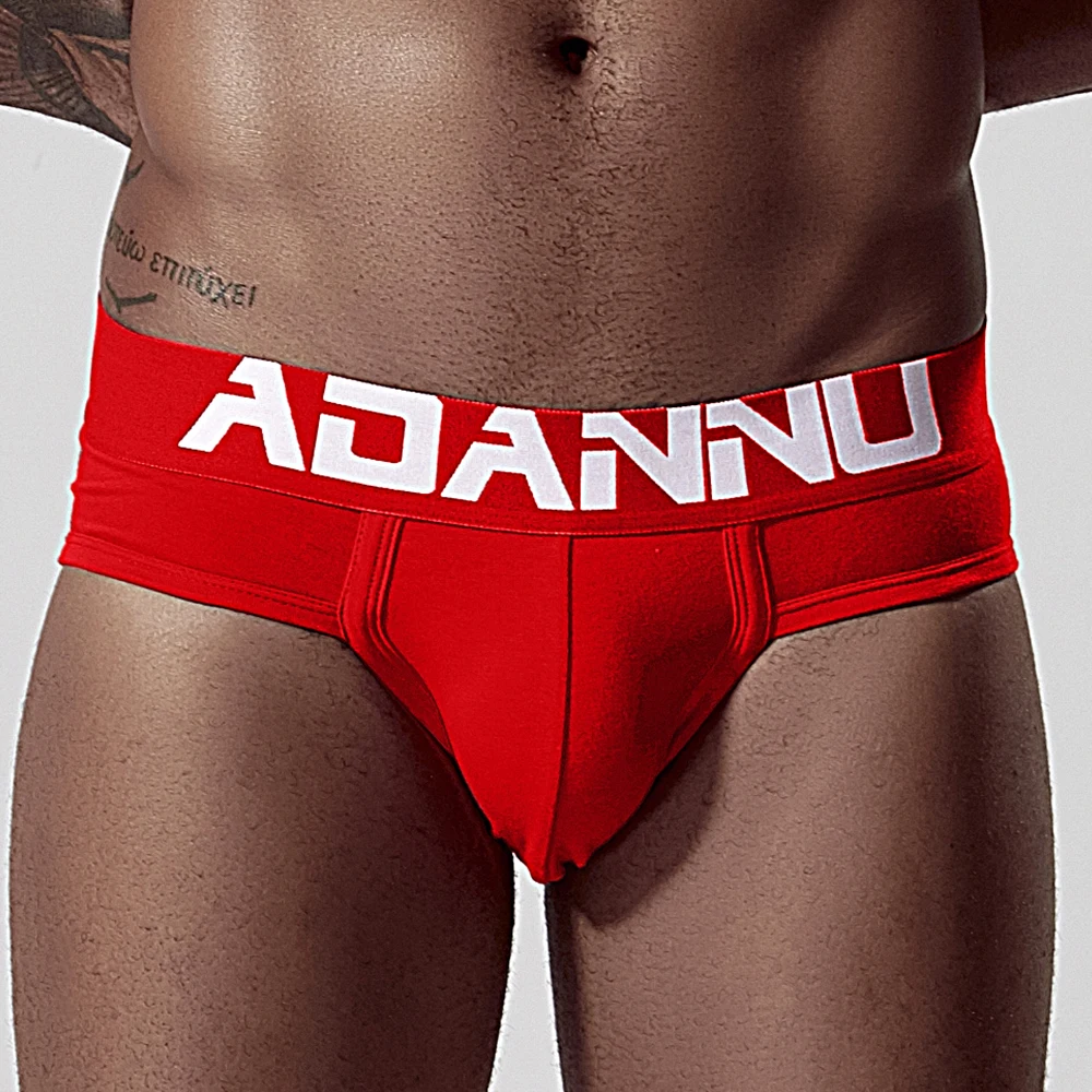 

Adannu Underwear Men's Panties Man Briefs Cotton Sexy Comfort Bodysuit Male Shorts U Conve Pouch Seamless Gay Solid Underpants