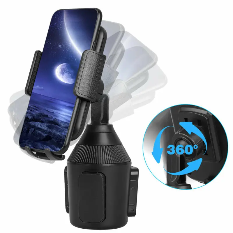 360° adjustable car cup holder universal car cell phones mount gps bracket interior accessories drink holder for iphone android free global shipp