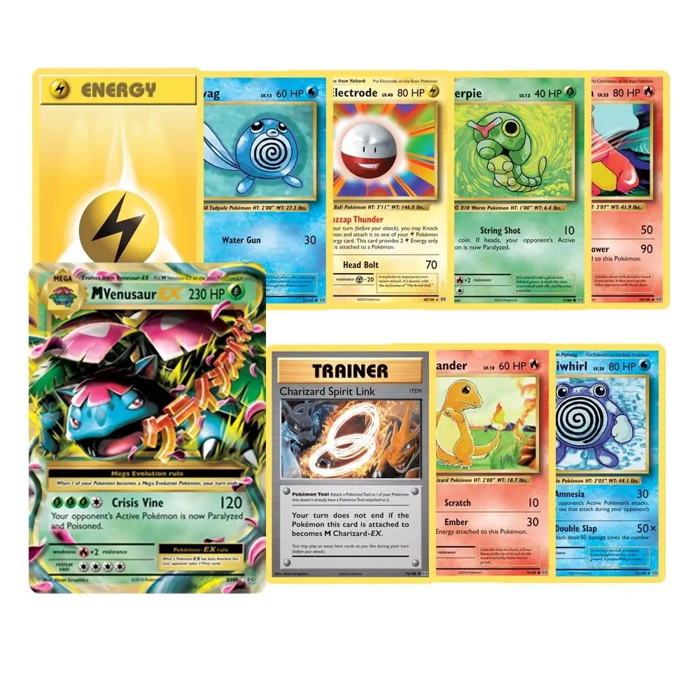 324 шт. Покемон карточка TCG yugioh Multi Pack торговая игра One Box Коллекционные Карты