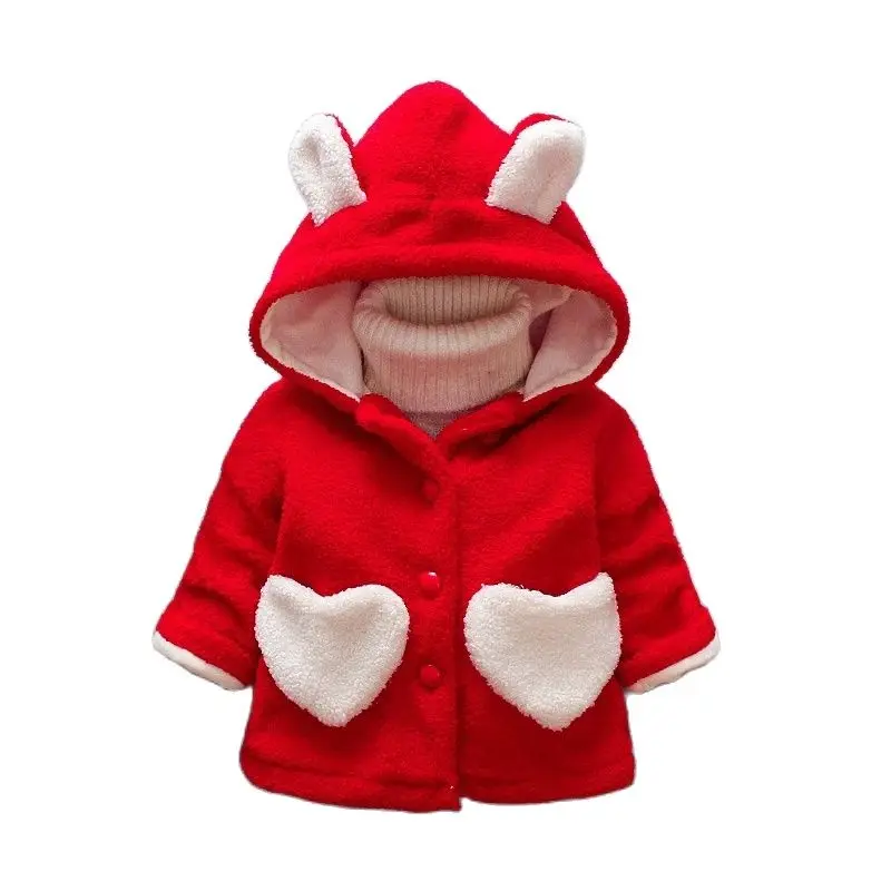 

Джинсовые куртки для девочек; Одежда для малышей, зимняя одежда для детей ясельного возраста, пальто для детей Толстая теплая верхняя одежд...