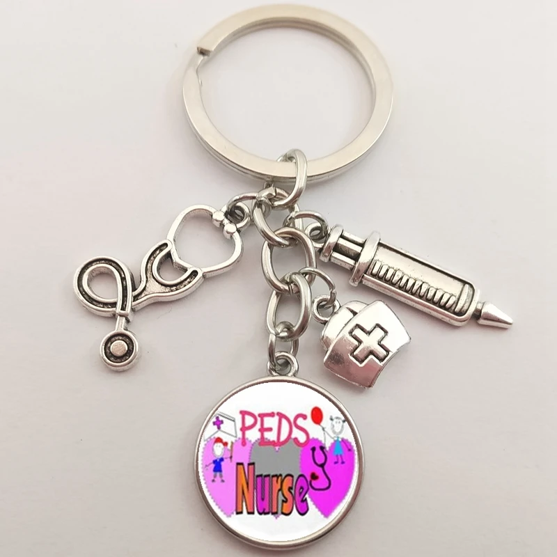 Модный красивый звонок в виде ангела значок шаблона мини-брелок для медицинской