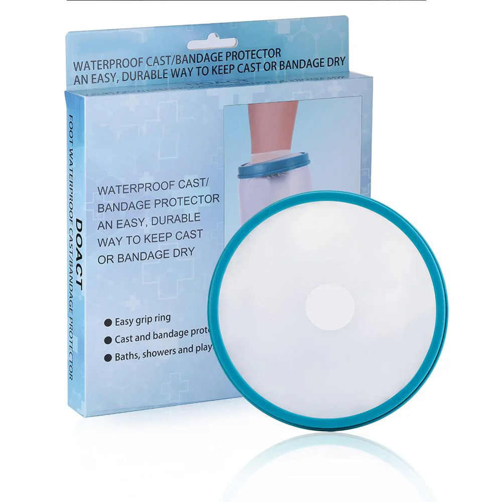 

Adult Waterproof Cast Bandage Protector Relieve Pain Wound Fracture Leg Knee Cover For Shower Sealed Protection Posture Correct