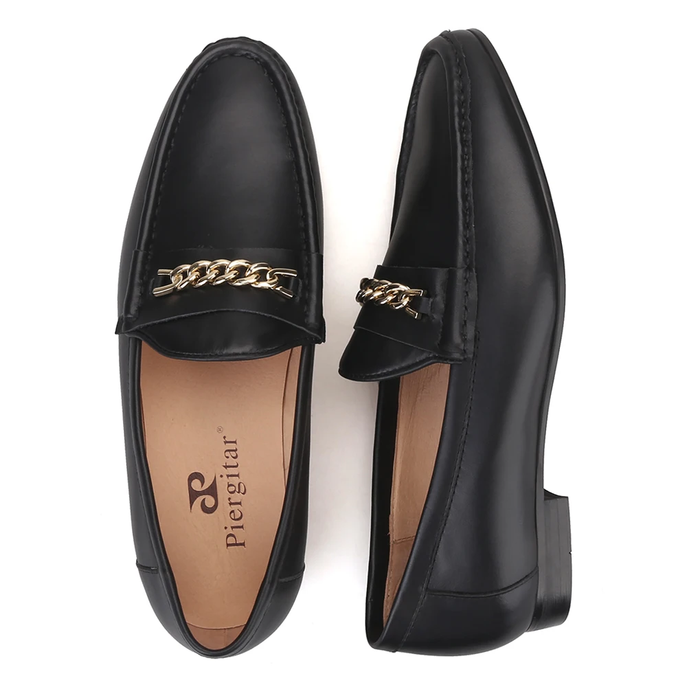 Мокасины Piergitar мужские ручной работы лоферы из воловьей кожи без застежки с