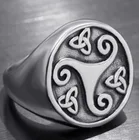 Классические трендовые кельтские кольца-Тотем викингов с узлом для мужчин, Модные Повседневные Вечерние чные Ретро амулеты, ювелирные изделия