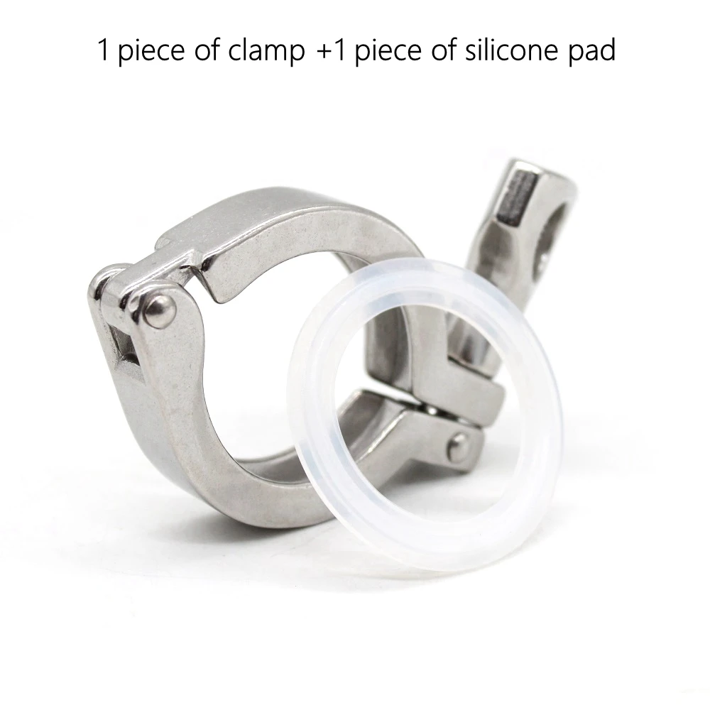 Сверхмощный зажим SS304 из нержавеющей стали одноконтактный с силиконовой