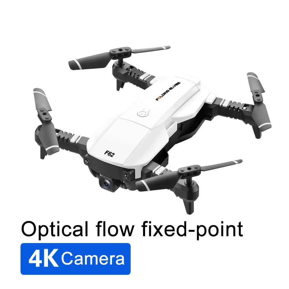 F62 Радиоуправляемый Дрон 2 4G WIFI 0.3MP/4K 16MP HD широкоугольный воздушный с камерой