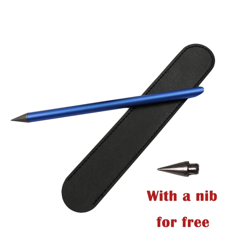 

Novelty Cool Undead Full Metal Fountain Pen Luxury Eternal Pen Gift Box Inkless Pen Beta Pens Writing Stationery Office School