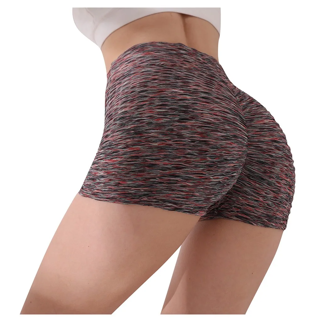 Женские летние шорты Леггинсы пуш ап с 3D принтом завязкой антицеллюлитные