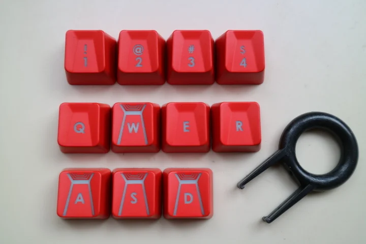 11 клавиш/упаковка дополнительных колпачков для клавиш Logitech Romer-G switch механическая