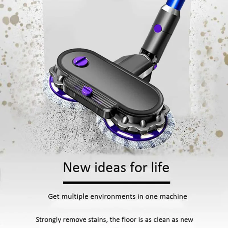 Electric Cleaning Mop Head For Dyson V7 V8 V10 V11 Vacuum Cleaner Parts Wet And Dry With Water Tank ABS | Бытовая техника