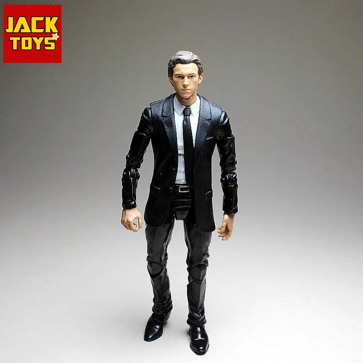 Marvel Legends на заказ " фигурка спайдерматом Холланд 1/12 голова и черный галстук агент тело кукла