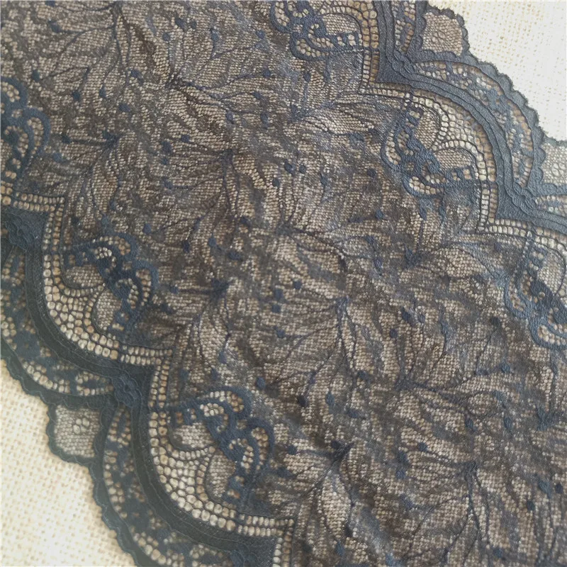 E3486 23 см мягкие эластичные полые кружева DIY черный серый красный аксессуары для