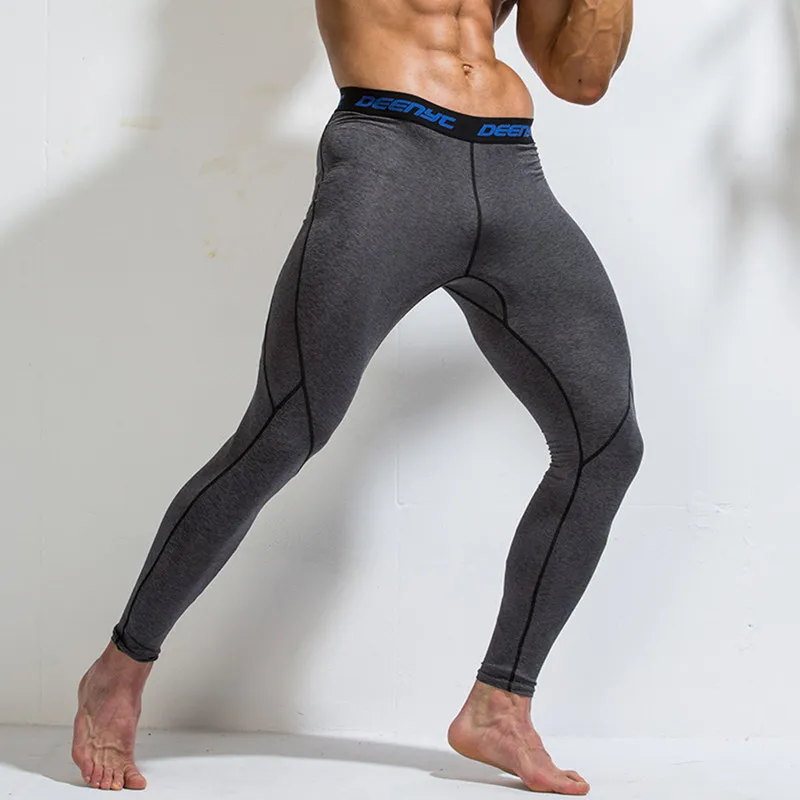 PRO Fitness Running Tights Leggings Men Compression Pants Gym Man Sportswear Yoga Workout Legging Basketball Tracksuit XU | Спорт и