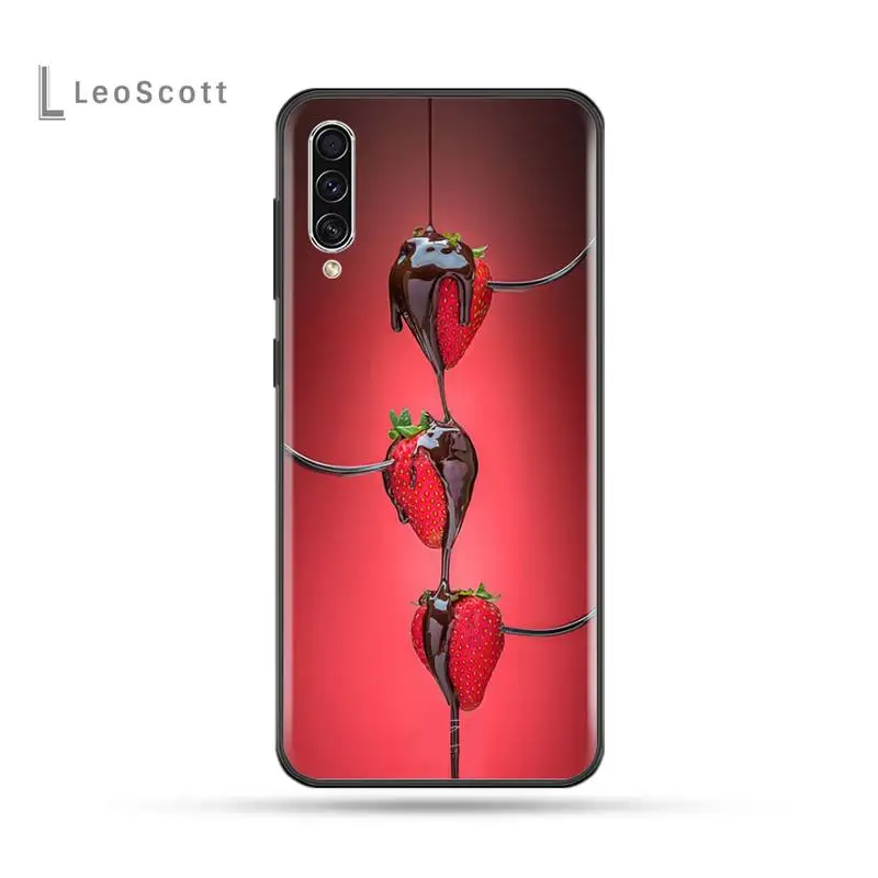 

Dancing fruit strawberry Phone Case For Samsung Galaxy A 3 6 7 8 10 21 01 11 31 91 10S 20S 30S 50S PLUS