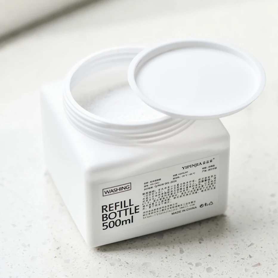 500 мл Коробка для порошка стирки Пластиковые Многоразовые подставки усилитель
