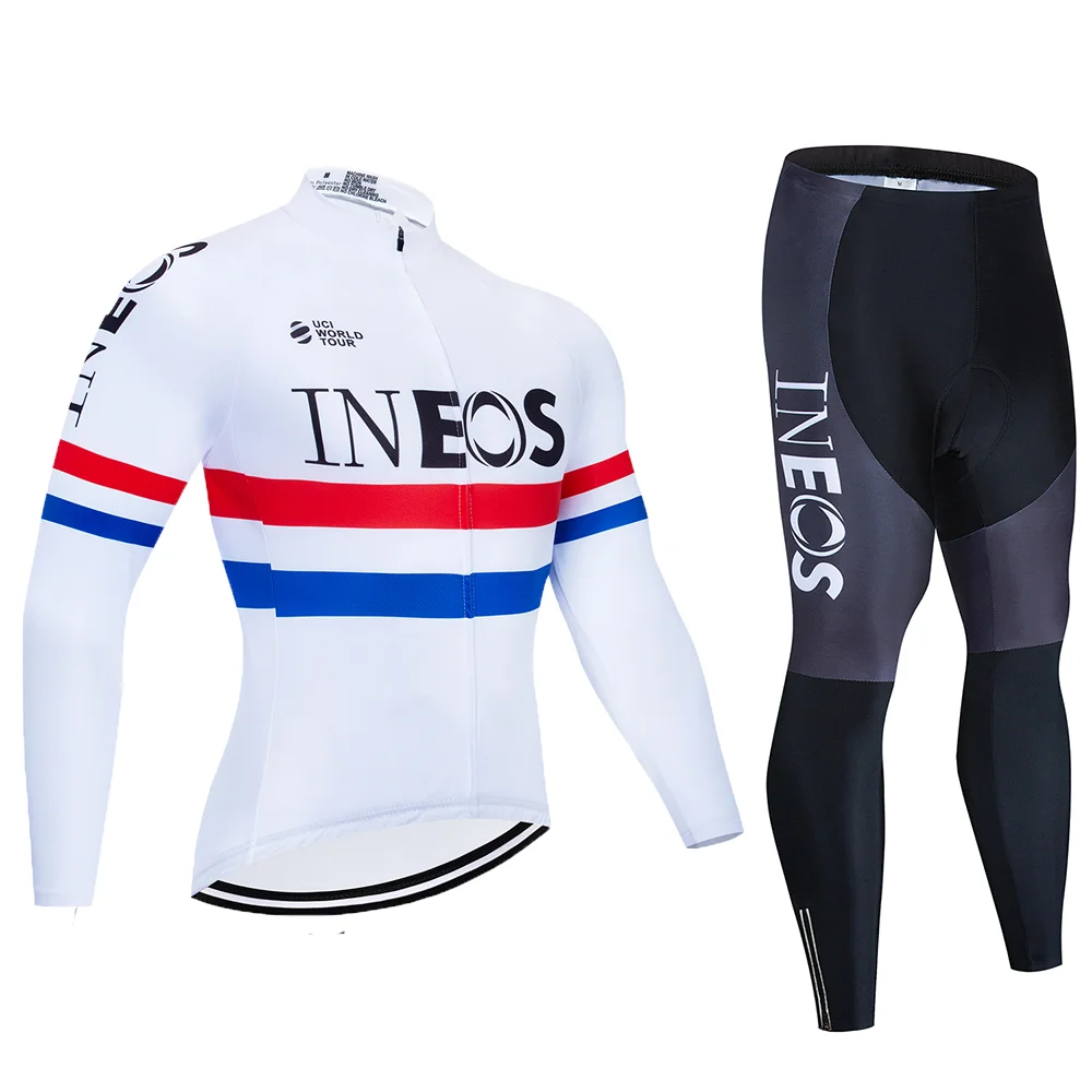 Long sleeve suit Мужская велосипедная майка, летний комплект с коротким рукавом, Майо, шорты на лямках, велосипедная спортивная одежда, рубашка, костюм - Цвет: Long sleeve suit