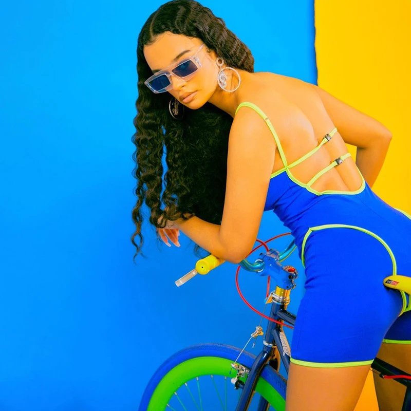 Женский комплект для йоги с открытой спиной обтягивающие леггинсы фитнеса и бега