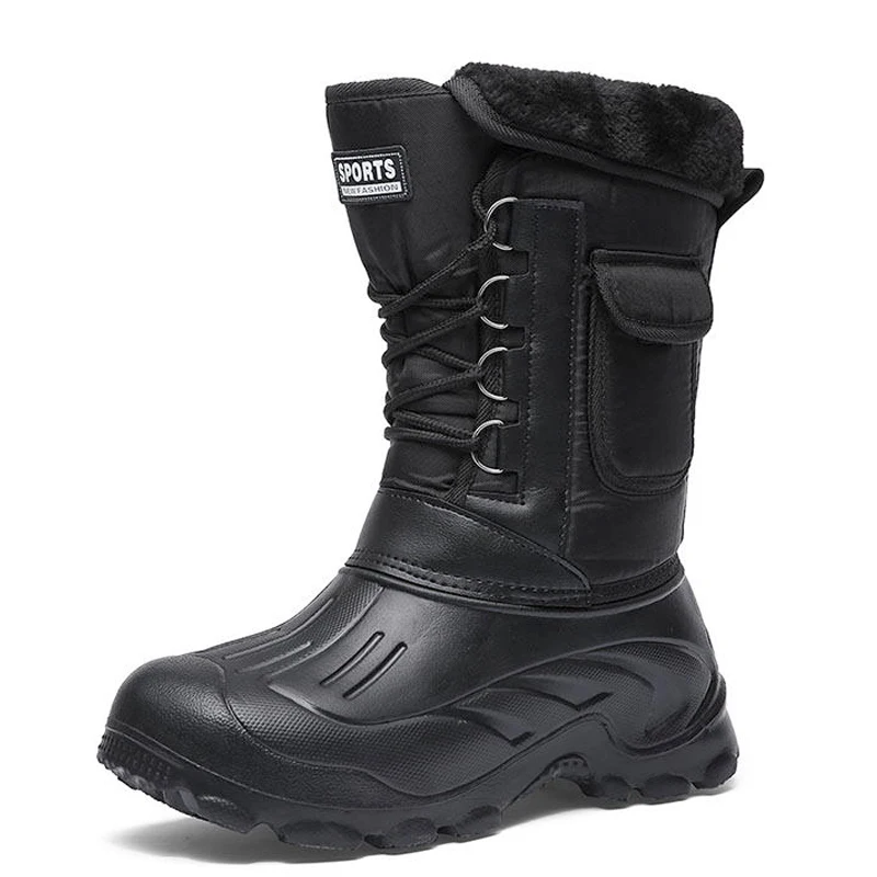 

Men Winter Boots Warm Waterproof Sneakers 2020 Outdoor Activities Fishing Snow Work Boots Male Footwear Men Shoes Fishing Boots