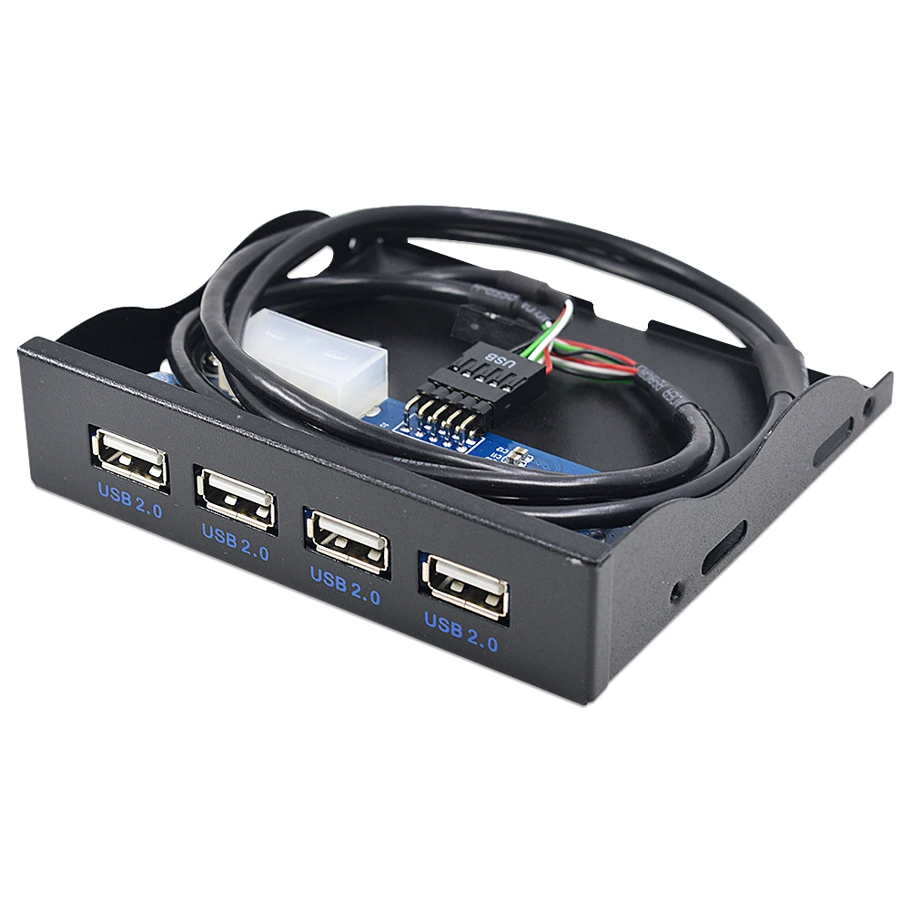 CHIPAL 4 порта USB 2 0 концентратор USB2.0 адаптер PC Передняя панель расширительный