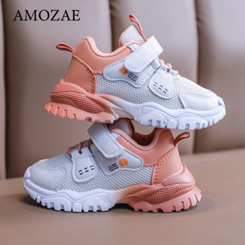 

New Kids Sports Shoes кѬоссовки деские Sneakers Shoes For Girls Spring/Autumn zapatillas 2021tenis Children's Mesh Casual Shoes