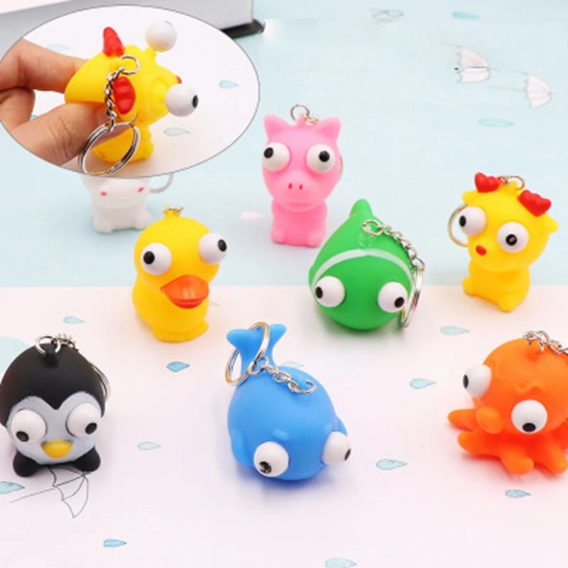 Милая мягкая игрушка Mochi выдавливающая глаза исцеляющая забавная для детей и