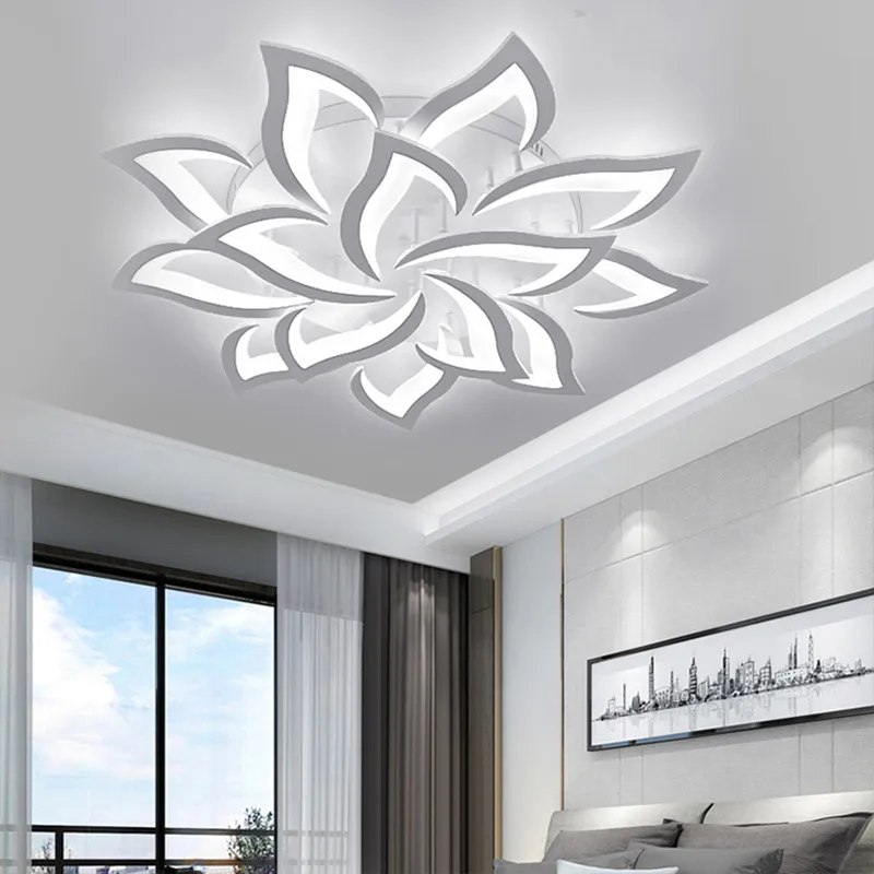 Светодиодный ная люстра современный потолочный светильник для гостиной