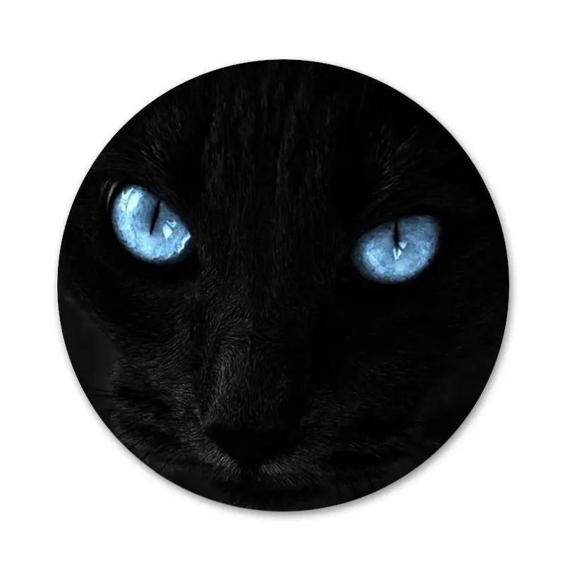 Значок с кошачьими глазами для украшения одежды и рюкзака | Дом сад
