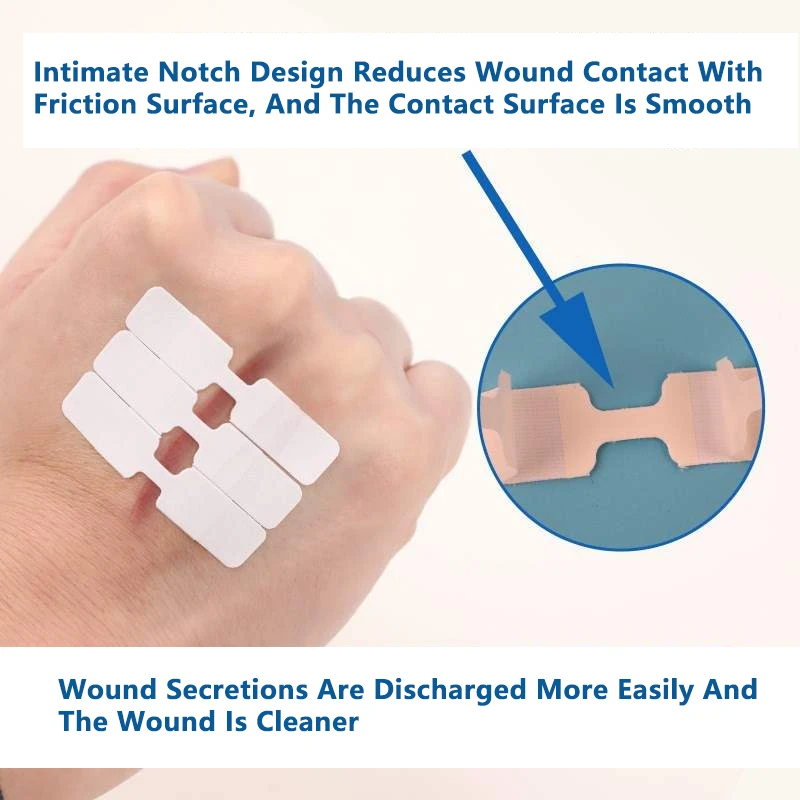 

5/10Pcs Waterproof Band Aid Adhesive Wound Closure Band Aid Emergency Kit Adhesive First Aids Bandages Needleless Close Wound